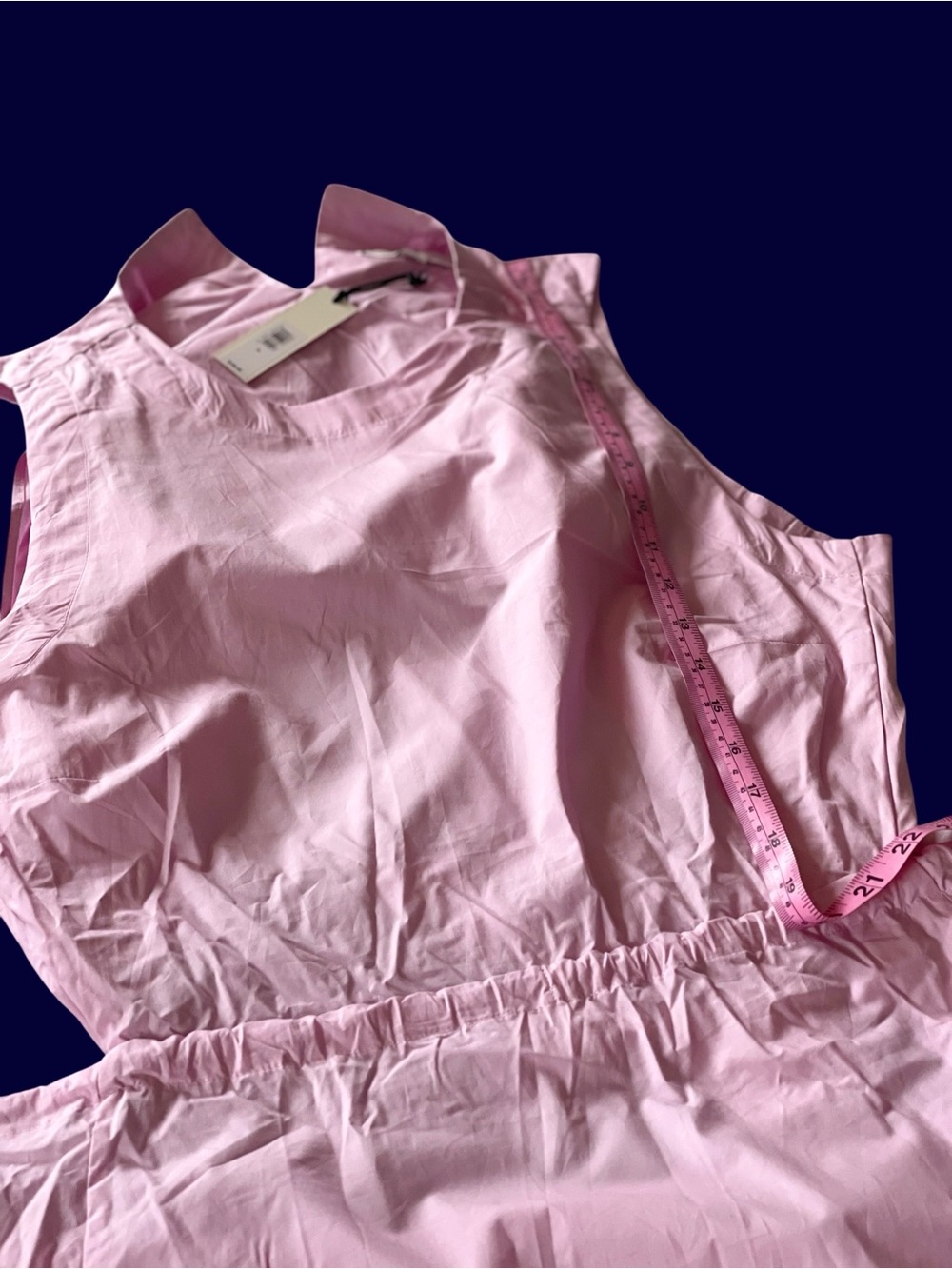 Banana Republic Pink Sleeveless Cotton Dress